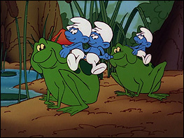 smurfs_ride_frogs
